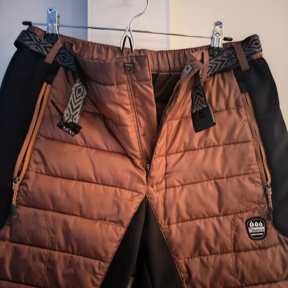MARZO Snowboarding Quilted Thermal Pants Unisex Outdoor sports size 32 - Picture 3 of 11